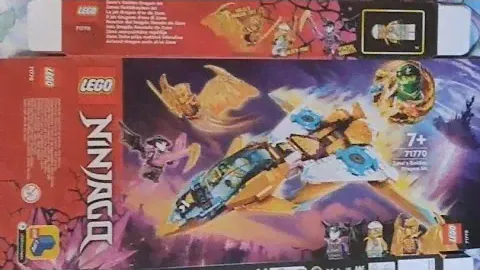 ИЗОБРАЖЕНИЕ НАБОРА ИСТРЕБИТЕЛЬ ЗЕЙНА ЗОЛОТОЙ ДРАКОН 71770 LEGO NINJAGO