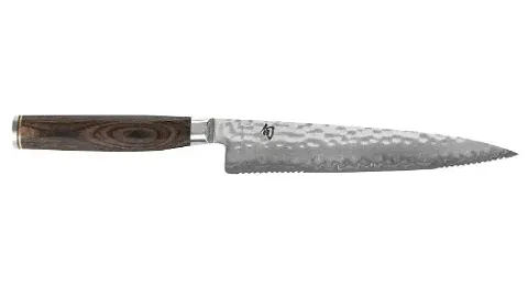 shun tdm0722 premier serrated utility knife 6 1 2 inch