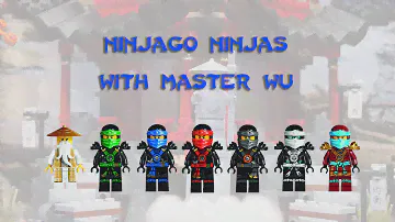 LEGO Ninjago Temple of Airjitzu, Ninjas with Master Wu