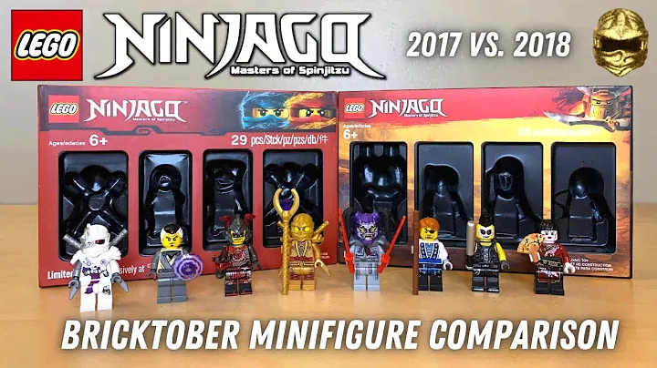 Сравнение наборов минифигурок LEGO Ninjago Bricktober! 2017 г. против 2018 г.