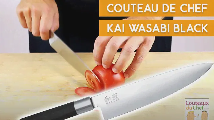 Présentation du couteau de chef Kai Wasabi Black