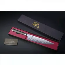 Нож кухонный поварской Shun Classic, длина лезвия 20 см, сталь VG-MAX в обкладках из дамаска, Kai, Япония, KAI-DM-0719