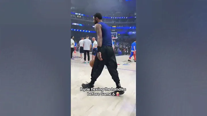 Kyrie showing off the handles 👀
