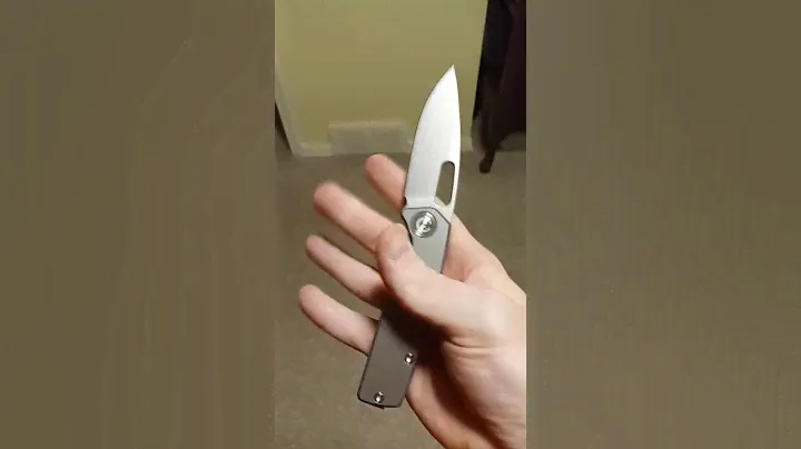 Asher Knives Spiro Titanium in 20CV