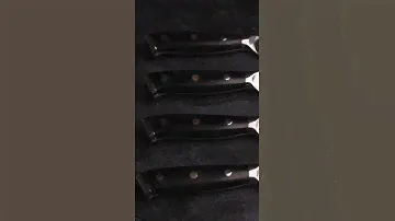 5" Damascus Steel Steak Knives Launch