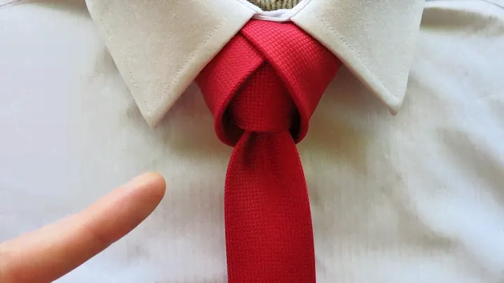 How to tie a tie - Tulip necktie knot tutorial