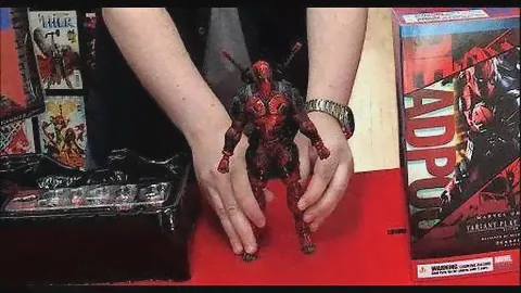 We're unboxing the #Marvel Comics Variant Play Arts Kai #Deadpool action figure!