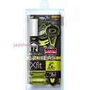KAI X-FIT Travel Pack Набор для бритья: Держатель + сменные насадки с 5-ю лезвиями и увлажняющей полосой, 2 шт. + пена для бритья, 12 гр. + косметичка (4901331001321)