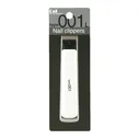 KAI Книпсер для ногтей NAIL CLIPPERS 001L (белый) с ровным лезвием, пилочкой и специальным чехлом (10,5 х 2,3 х 2,3 см)