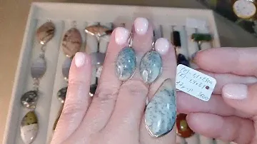 🌿418🌿ОБЗОР УКРАШЕНИЙ ИЗ НАТУРАЛЬНЫХ КАМНЕЙ В МЕЛЬХИОРЕ 🌿СКИДКА - 20%🌿