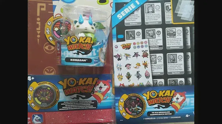 Обзор yo kai фигурки, медали