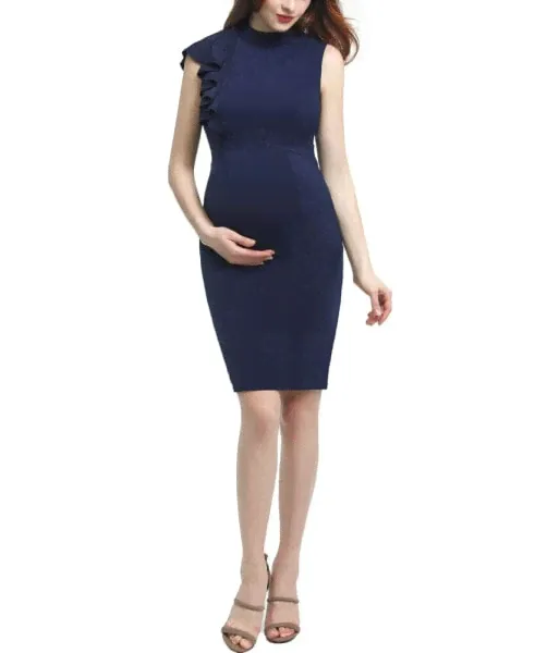 Платье для беременных kimi + kai Ruffle Sheath
