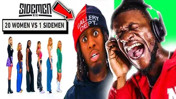KAI CENAT IS WILD! 20 WOMEN VS 1 SIDEMEN: KAI CENAT EDITION (REACTION)