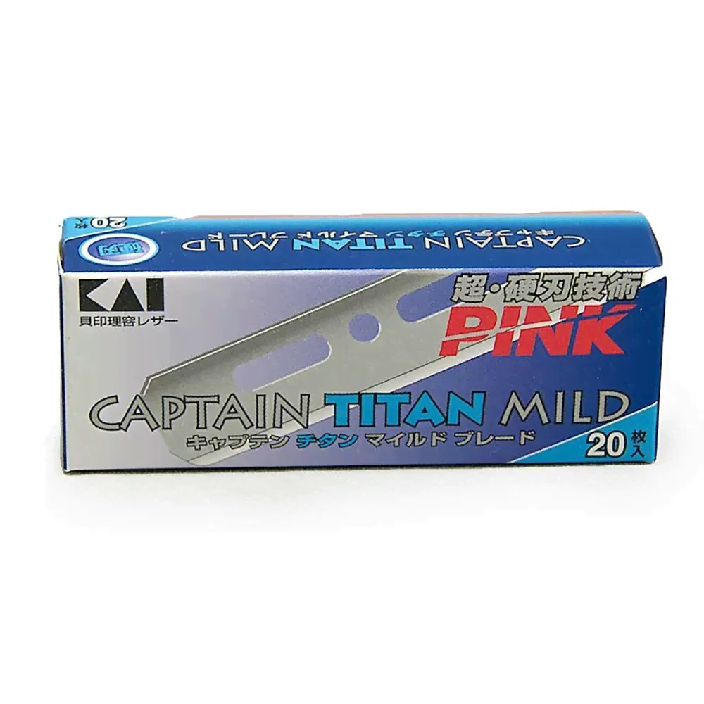 Лезвия для бритья Kai Captain Titan Mild Pink