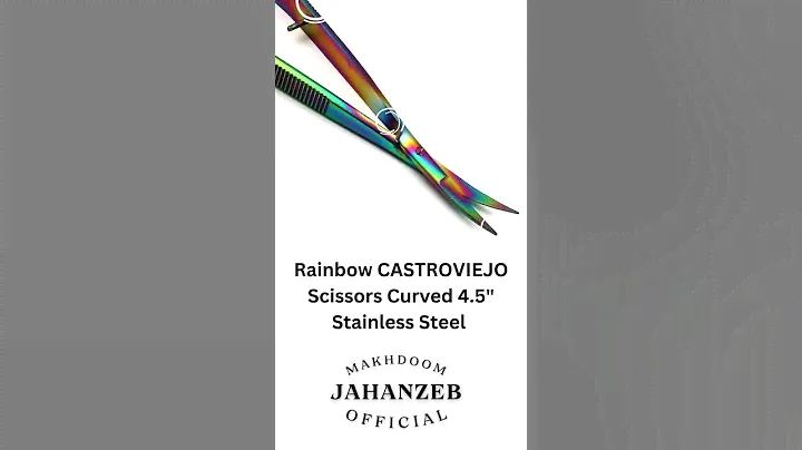 CASTROVIEJO | Rainbow | Scissor | Curved 4.5 #mjamazonsurgical #shortvideo #youtubeshortvideo #short