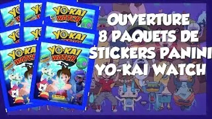 Yo-kai Watch Ouverture Album Panini + 25 Stickers