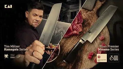 Tim Mälzer über die Minamo & Kamagata Klingenform der kai Europe Messer