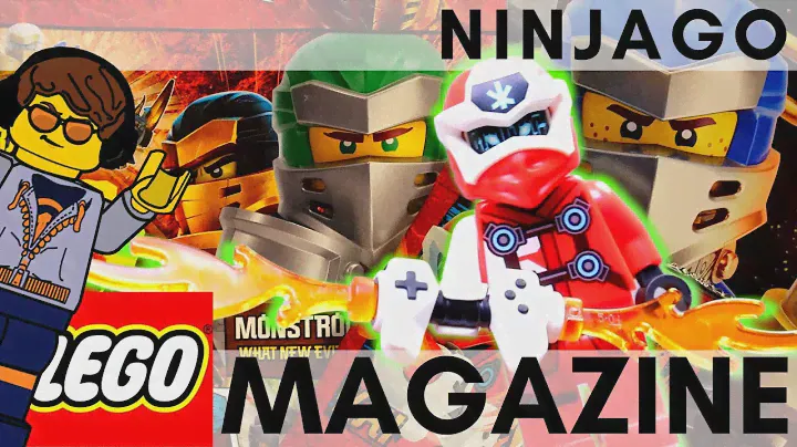 NINJAGO OFFICIAL LEGO MAGAZINE ISSUE 67 AND KAI FOIL PACK REVIEW