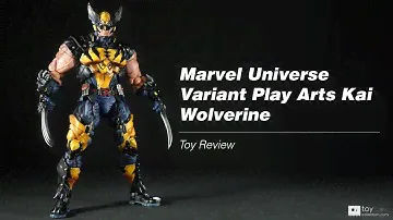 Marvel Universe Variant Play Arts Kai Wolverine action figure toy review