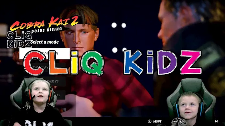 CLiQ KiDZ Cobra Kai 2 Dojos Rising Tournament Mode 2 Player