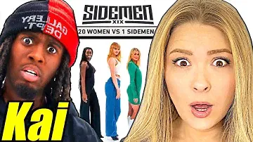 Couple Reacts To 20 WOMEN VS 1 SIDEMEN KAI CENAT EDITION