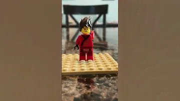 Kai putting on mask #lego #ninjago #kai #stopmotion #studio