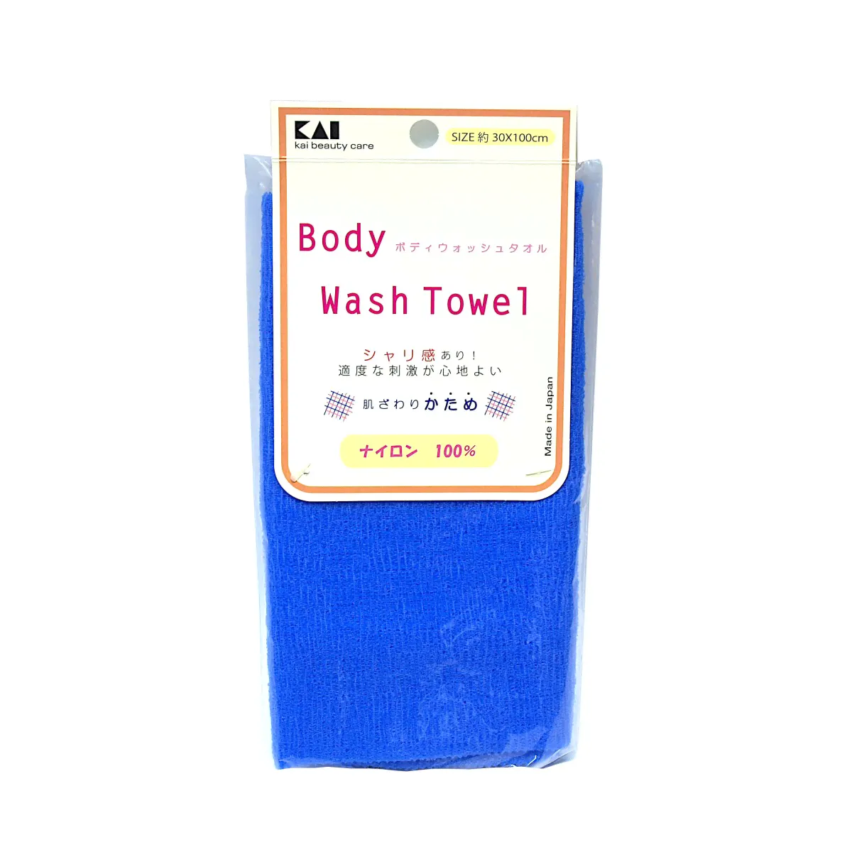 Мочалка KAI Body Wash Towel 28х110