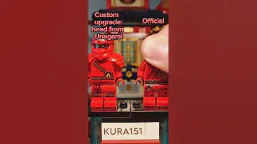 Custom vs Official (part1) Kai from #ninjagodragonsrising #lego #legoninjago #custom #ninjago #kai