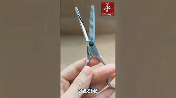 6inch 40teeth reverse European style professional Japanese steel hair scissors for texturizing CHENG
