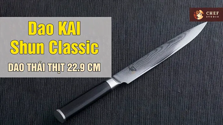 Dao thái thịt 22.9 cm DM-0704 - Dòng KAI Shun Classic