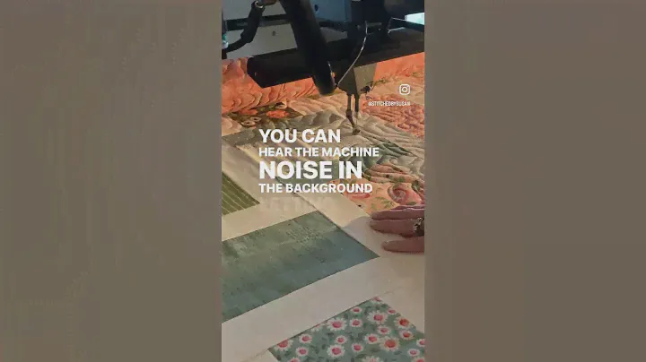 Real time quilting!