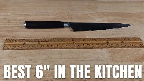 THE BEST UTILITY KNIFE FOR YOUR KITCHEN SHUN CLASSIC 6" SERRATED KNIFE REVIEW