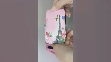 Маникюрный набор Париж, цвет розовый #маникюр