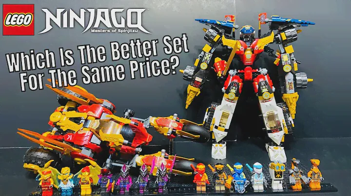 Сравнительный обзор LEGO Ninjago Kai’s Golden Dragon Raider 71773 и Ninja Ultra Combo Mech 71765