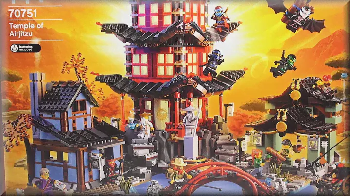 Lego Ninjago TEMPLE of AIRJITZU 70751 распаковка Лего  Ниндзяго Храм на русском 70751 Аэроджитцу