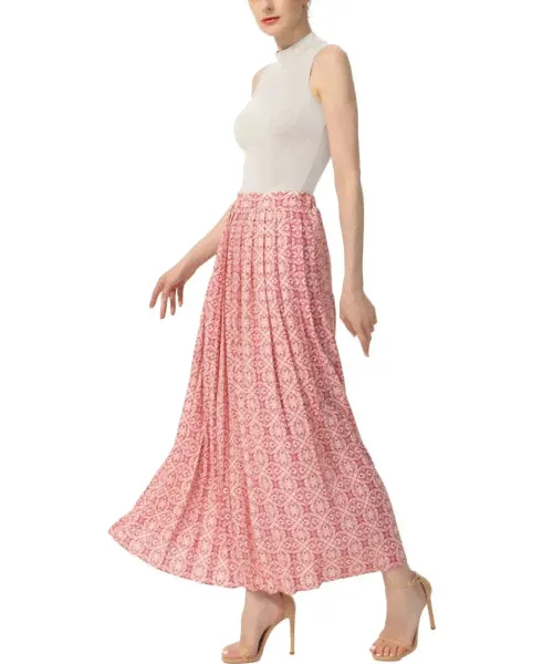 Юбка Maxi Print Box Pleat женская kimi + kai-4