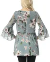 Блузка для кормления из шифона с цветочным принтом kimi + kai Maternity