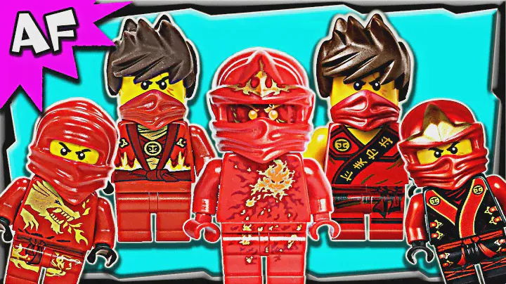 Lego Ninjago Kai RED NINJA Minifigures Complete Collection
