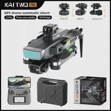 Новинка 2024, Квадрокоптер KAI TWO Pro с GPS и трехосевым шарнирным замком, бесщеточный аппарат для лазерного обхода препятствий на 360 °, 4K HD, Дрон для аэрофотосъемки, 1200 м