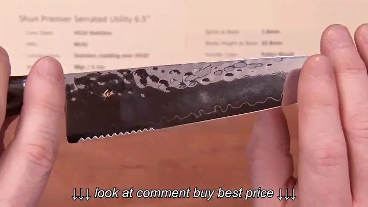 Shun Premier Serrated Utility 6 5 inch Quick Look