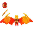 Фигурка Lego Ninjago Ninja 892291 1шт Новый Golden Dragon Kai foil pack