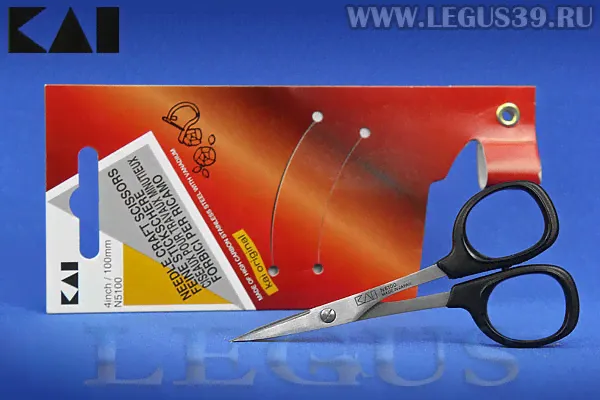 Ножницы KAI N5100 4" 100 мм *14336* Needle Craft Scissors (20г)