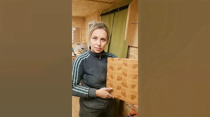 Необычная торцевая разделочная доска