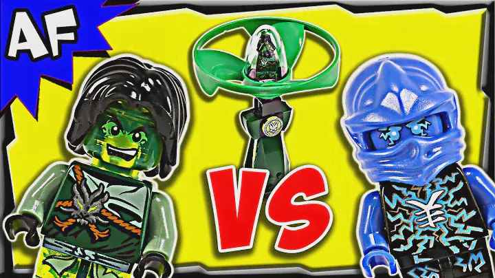 Lego Ninjago MORRO vs JAY Airjitzu Battle & Review 70743