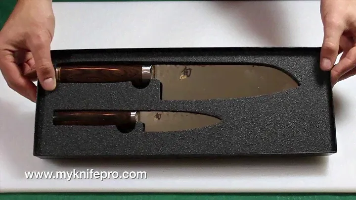 Shun Premier Santoku Two Piece Set Preview