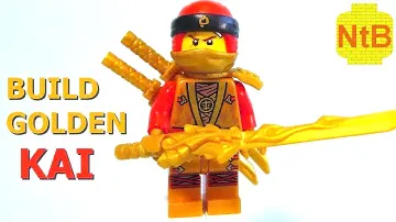 HOW TO BUILD NINJAGO GOLDEN KAI MINIFIGURE