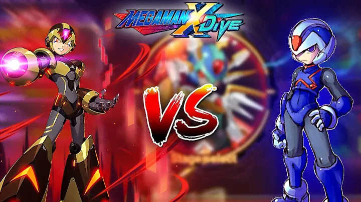 χ -kai- Vs Copy X - Guild Boss | Mega Man X DiVE (Mobile Controls PvE)