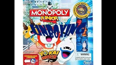 UNBOXING MONOPOLY JUNIOR *VERSIÓN YO-KAI WATCH*