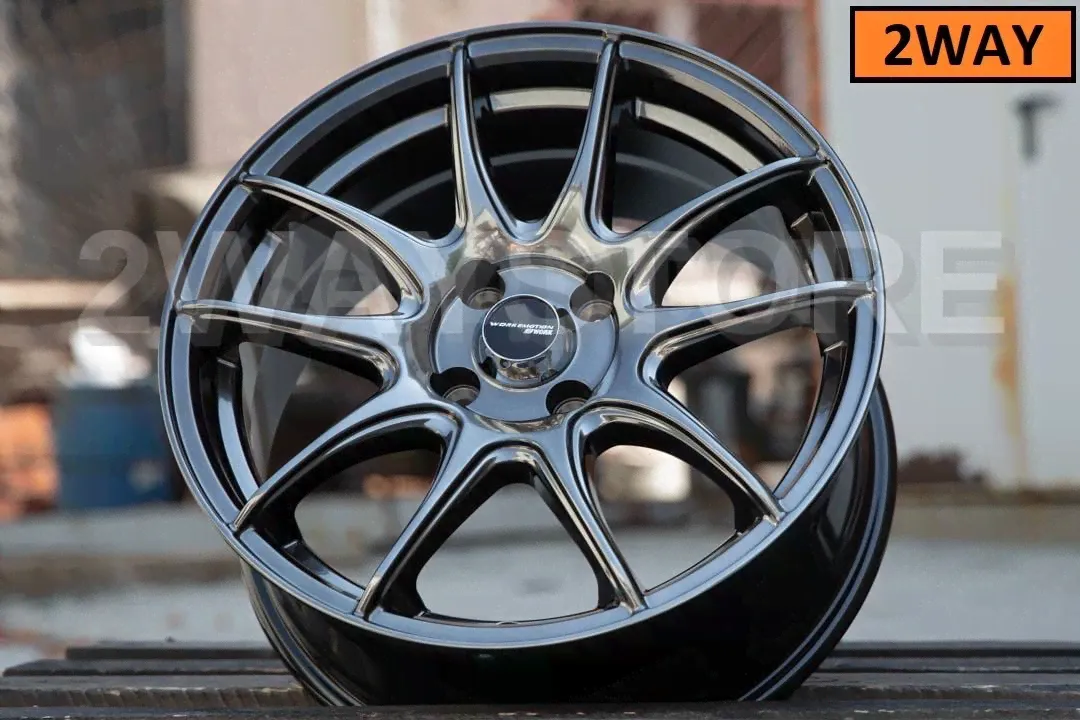 R16 Work CR-Kai 7J ET35 4*100 Chrome Black