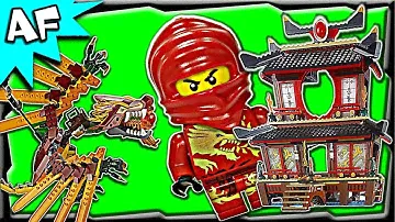 Lego Ninjago FIRE TEMPLE 2507 Stop Motion Set Review